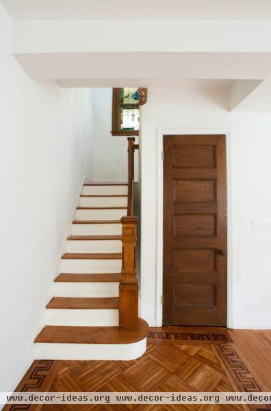 traditional staircase by Bostudio Architecture, P.C.
