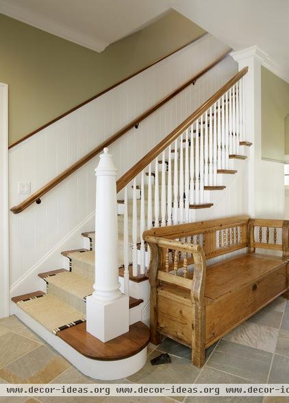 traditional staircase by Martin Bros. Contracting, Inc.