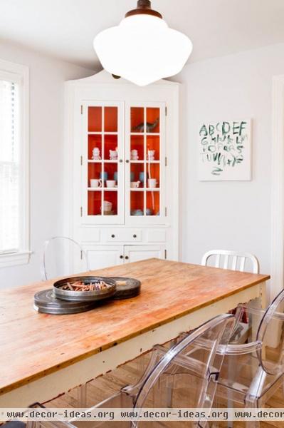 eclectic dining room by Rikki Snyder