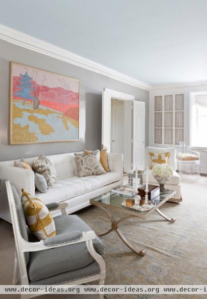 contemporary living room by DC Design House