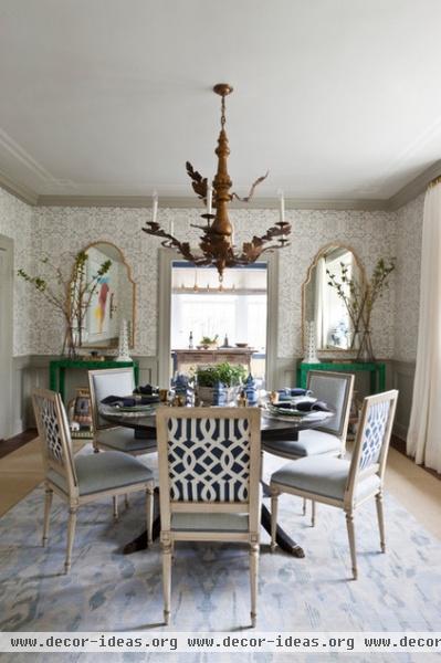 contemporary dining room by DC Design House