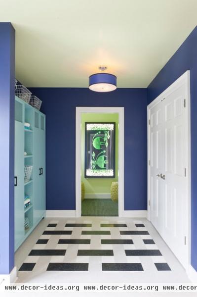 contemporary laundry room by DC Design House