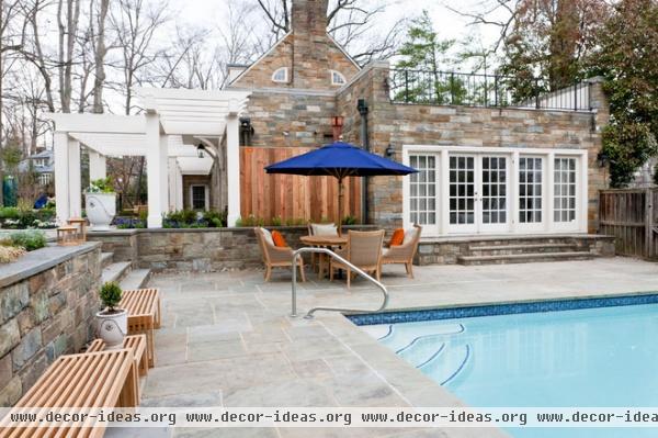 contemporary pool by DC Design House