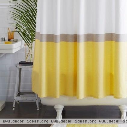 contemporary shower curtains by West Elm