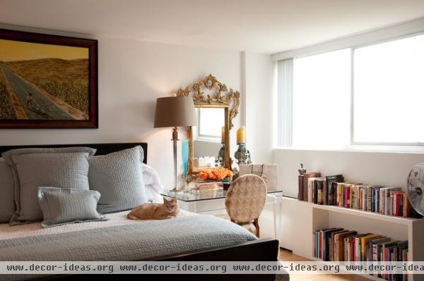 transitional bedroom by Wesley-Wayne Interiors, LLC
