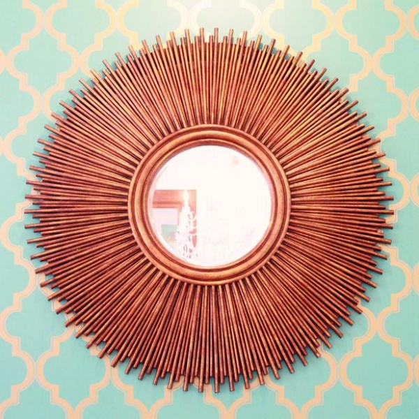 Copper Sunburst Mirror : Designers' Portfolio