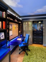 Blue Baseball-Themed Boy's Room : Designers' Portfolio