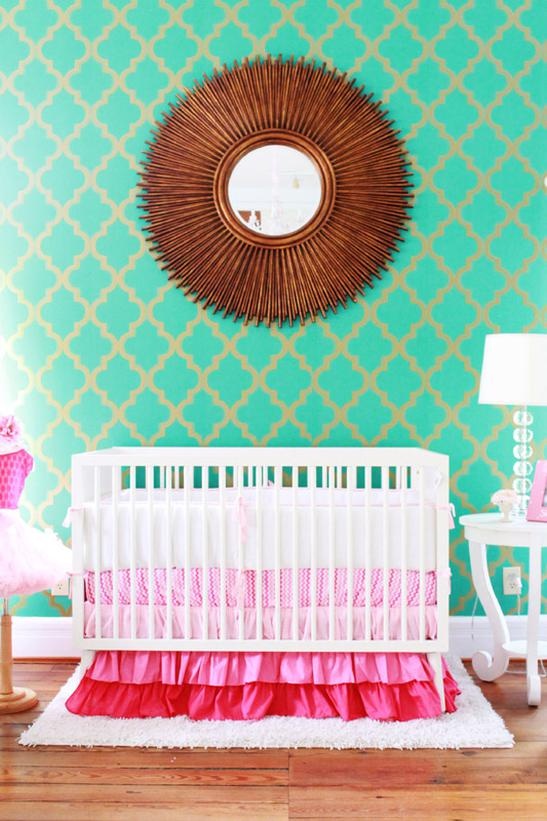 Colorful Eclectic Girl's Nursery : Designers' Portfolio