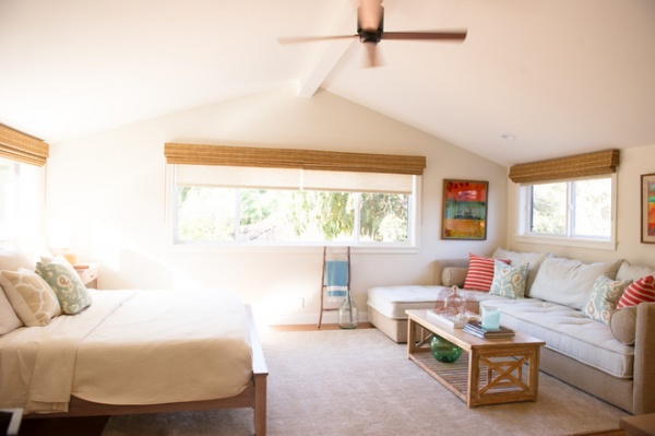 beach style bedroom by Ashley Camper Photography