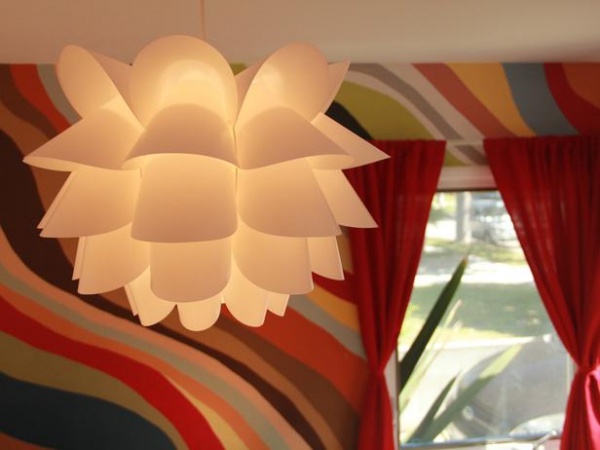 White Modern Pendant Light in Kids Bedroom : Designers' Portfolio