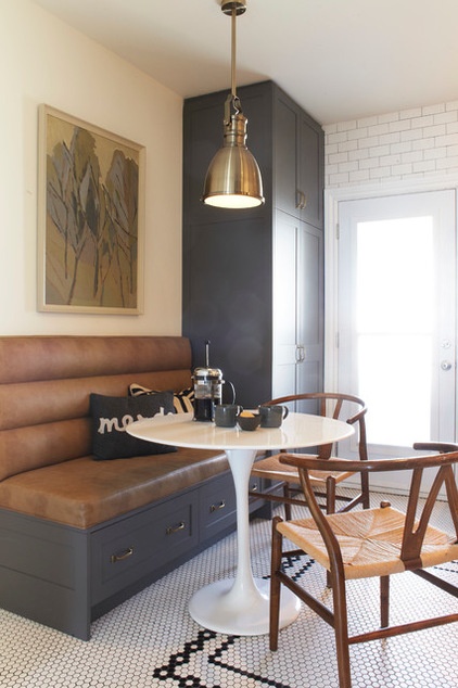 Transitional Dining Room by Barbara Purdy Design Inc.