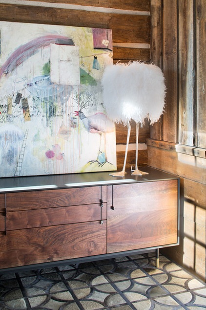 Houzz Tour Clean Lines And Whimsy In A Rustic Ski House Decor Ideas