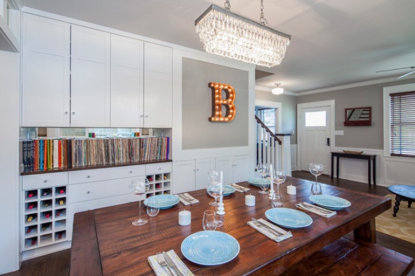 Transitional Dining Room by CG&S Design-Build