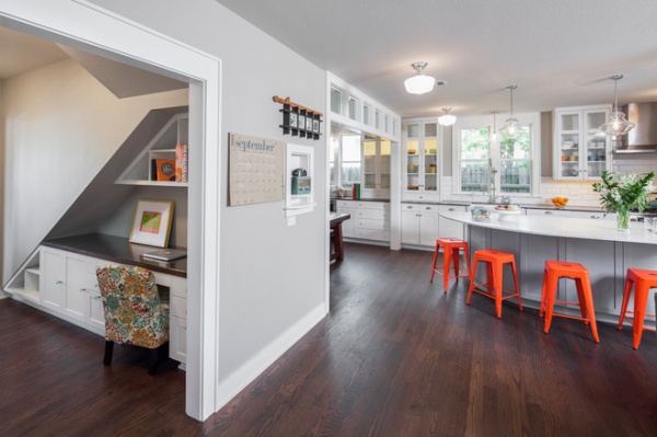 Transitional Kitchen by CG&S Design-Build