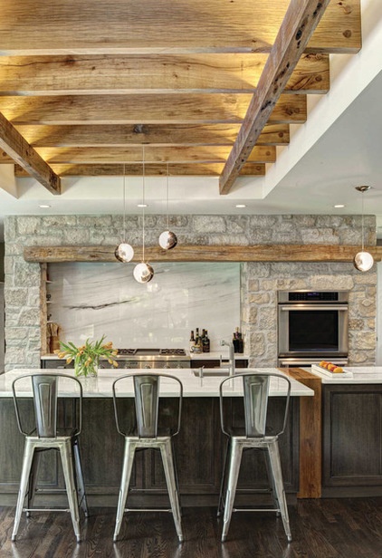 Transitional Kitchen by Fredman Design Group