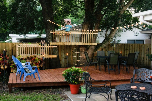 Deck and Treehouse