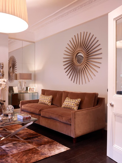 Contemporary Living Room by Genevieve Hurley Interiors Ltd