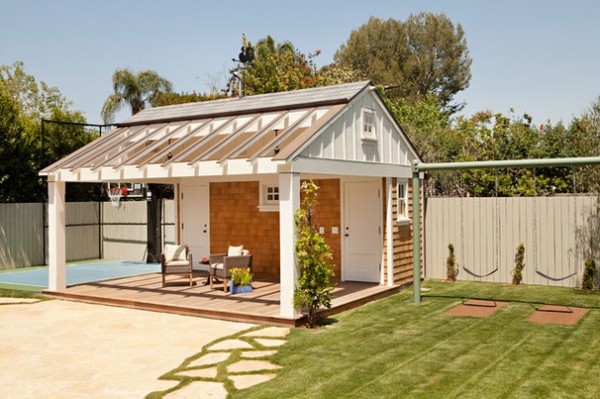 Traditional Garage And Shed by Tim Barber LTD Architecture & Interior Design