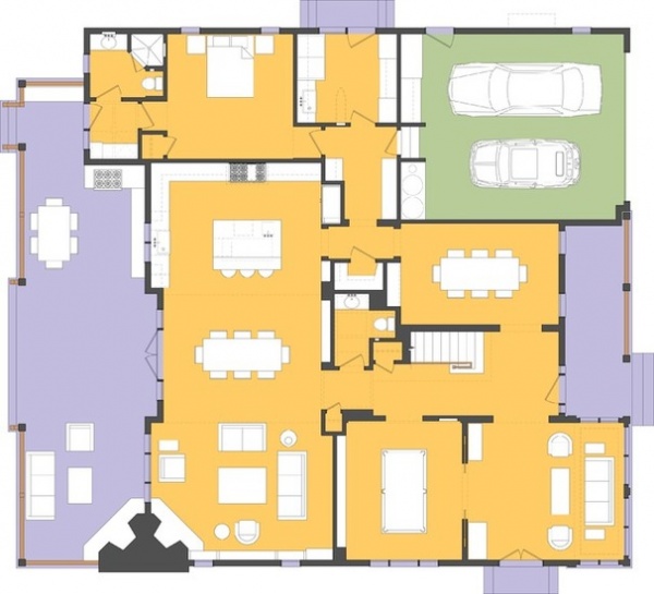 Floor Plan Houzz Tour: Tim Barber Studio CIty