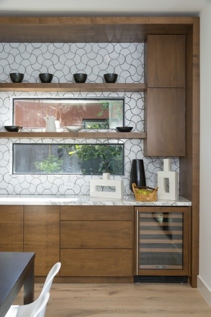 Contemporary Kitchen by Fireclay Tile