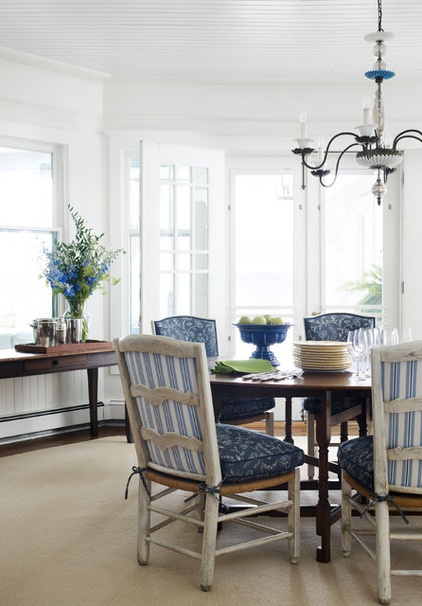 Beach Style Dining Room by Tom Stringer Design Partners