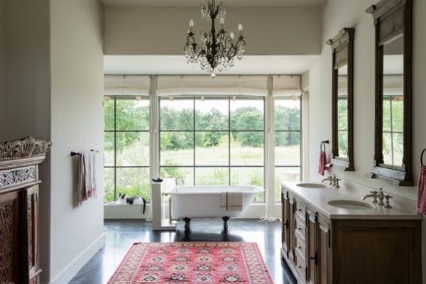 Farmhouse Bathroom by Jacob Bodkin Photography