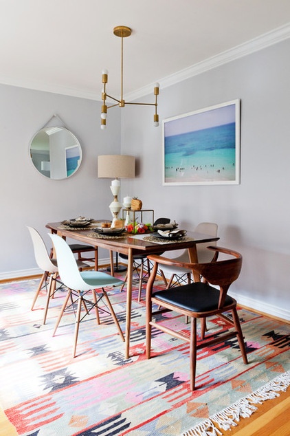 Contemporary Dining Room by Natalie Myers