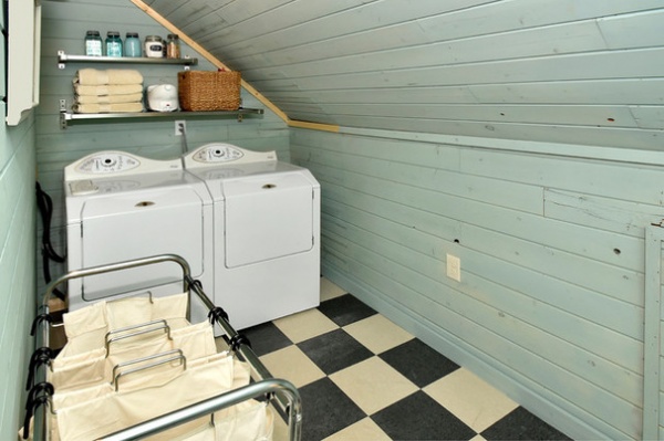 Industrial Laundry Room by Architectural Overflow, LLC