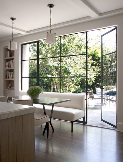 Transitional Kitchen by Studio William Hefner