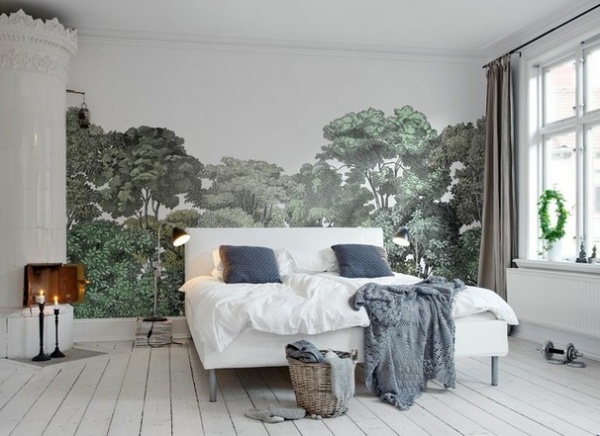 Eclectic Bedroom by Rebel Walls