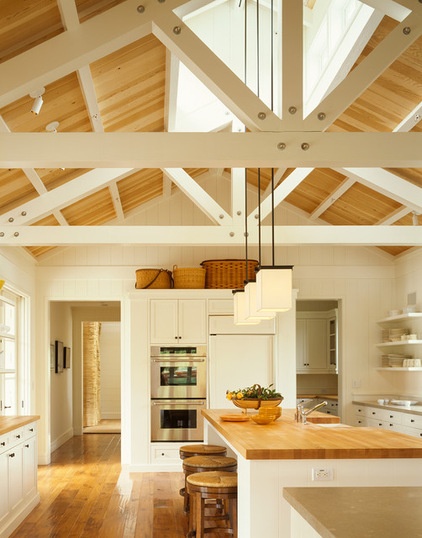 Farmhouse Kitchen by Walker Warner Architects