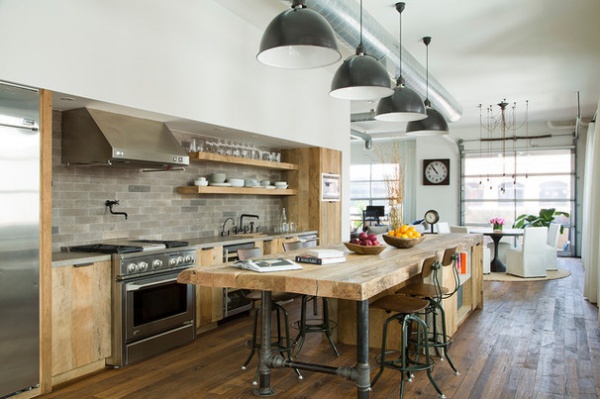 Industrial Kitchen by SUBU Design Architecture