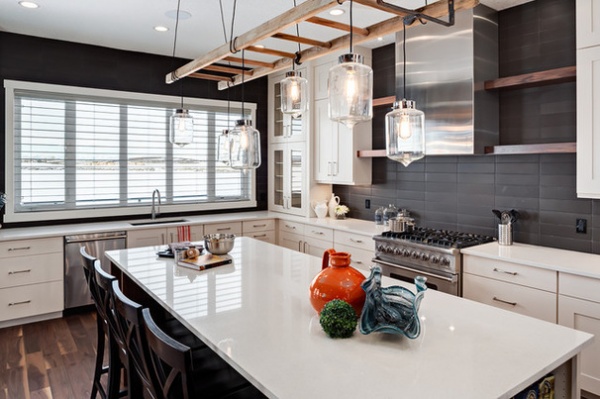 Transitional Kitchen by Trickle Creek Custom Homes