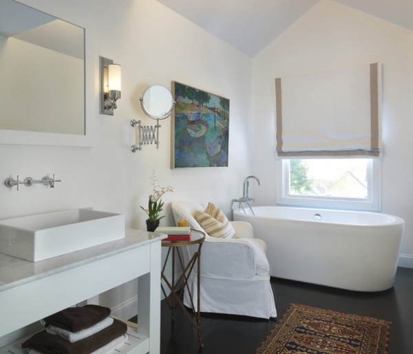 Eclectic Bathroom by Kate Jackson Design