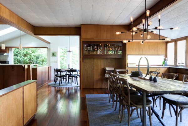 Midcentury Dining Room by Kat Alves Photography