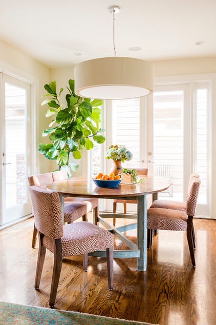 Transitional Dining Room by Georgeanna Parks Interior Design