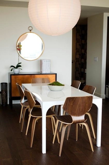 Contemporary Dining Room by Kate Hayes Design