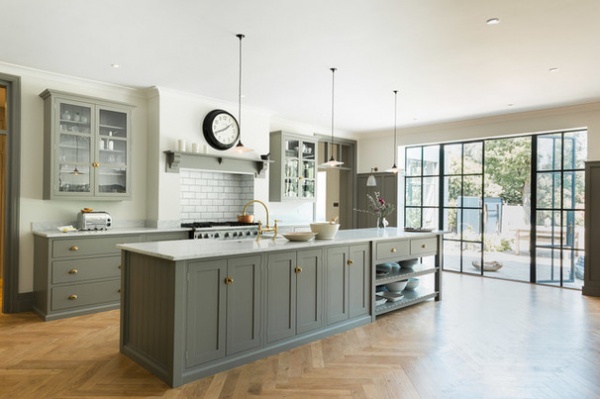 Transitional Kitchen by deVOL Kitchens