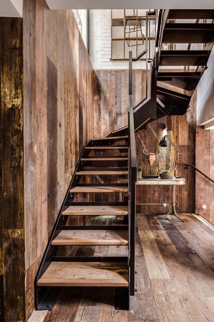 Industrial Staircase by Barlow & Barlow Design