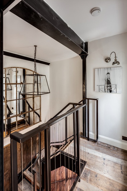 Eclectic Staircase by Barlow & Barlow Design