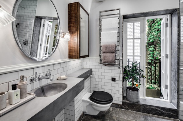 Eclectic Bathroom by Barlow & Barlow Design