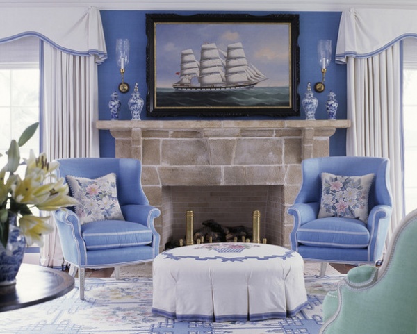 Traditional Living Room by Anthony Baratta LLC