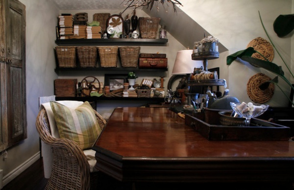 Eclectic Home Office by Esther Hershcovich
