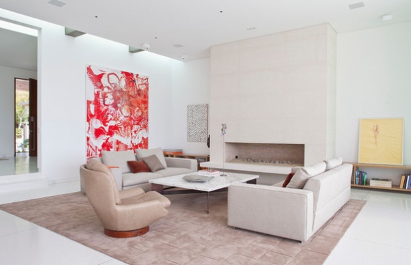 Contemporary Living Room by Studio William Hefner