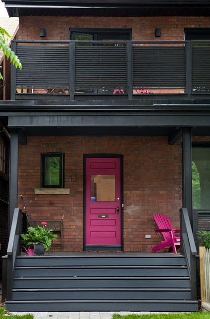 Eclectic Porch by post Architecture