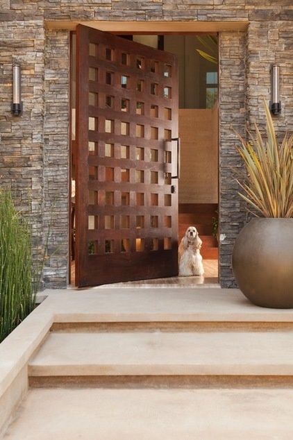 Rustic Entry by Michael Fullen Design Group