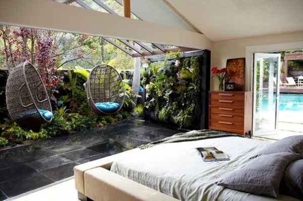 Tropical Bedroom by DURIE DESIGN