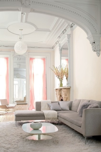 Traditional Living Room by Benjamin Moore