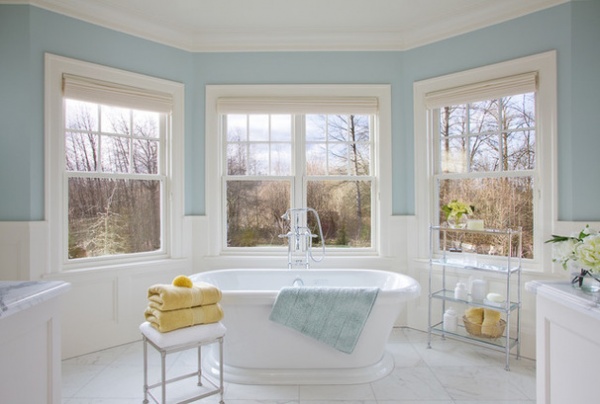 Traditional Bathroom by Garrison Hullinger Interior Design Inc.