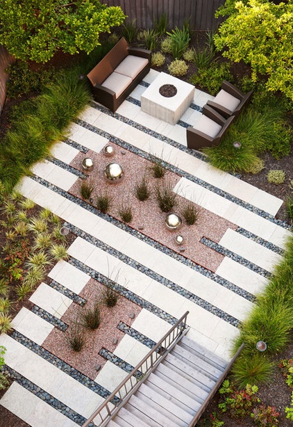 Contemporary Patio by Arterra Landscape Architects